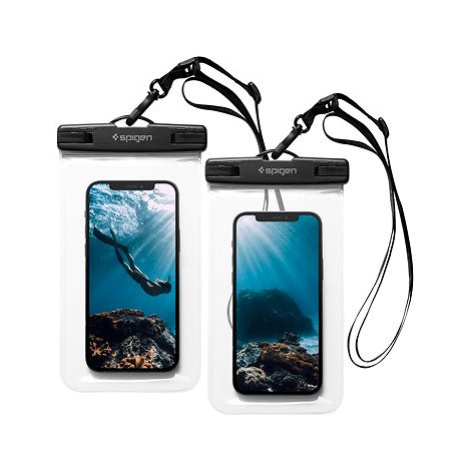 Spigen A601 Waterproof Phone Case 2 Pack Clear