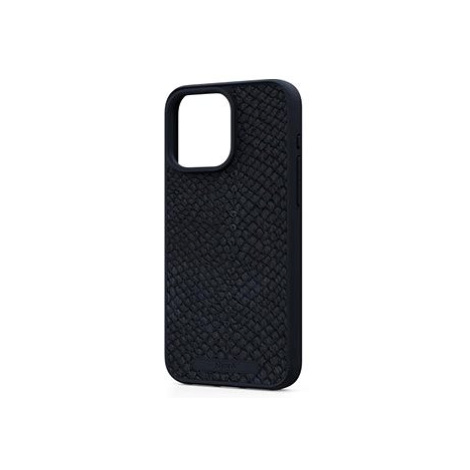 Njord Salmon Leather Magsafe Case for iPhone 15 Pro Max Black