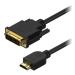 AlzaPower DVI-D to HDMI Single Link 2m černý