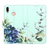 iSaprio flip pouzdro Blue Flowers pro Huawei P20 Lite