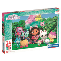 Clementoni - Puzzle Gábinin kouzelný domeček: Na zahradě MAXI 24 dílků