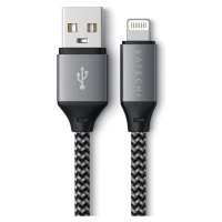 Satechi USB-A to Lightning kabel šedý Vesmírně šedá