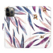 iSaprio flip pouzdro Ornamental Leaves pro iPhone 12/12 Pro