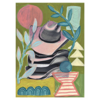 Ilustrace Cowboy hats, Eleanor Baker, (30 x 40 cm)