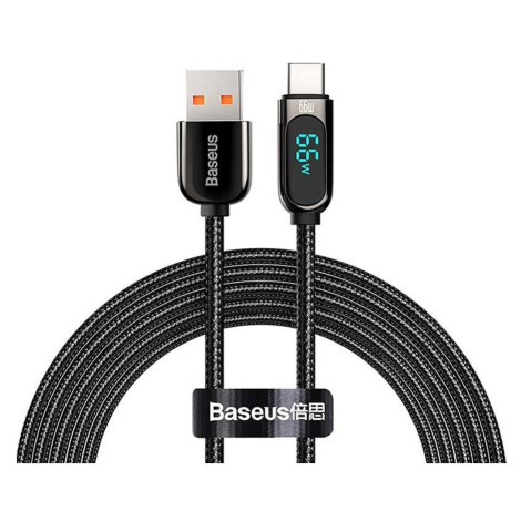 Baseus Kabel displeje USB k Type-C, 66W, 1m (černý)