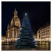 DecoLED LED světelná sada na vánoční stromy vysoké 15-17 m, modrá