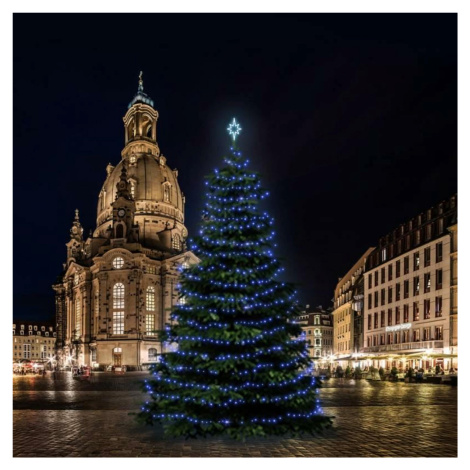 DecoLED LED světelná sada na vánoční stromy vysoké 15-17 m, modrá