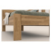Rohová dřevěná postel Elisa, pravý roh, provedení D1, 120x200 cm