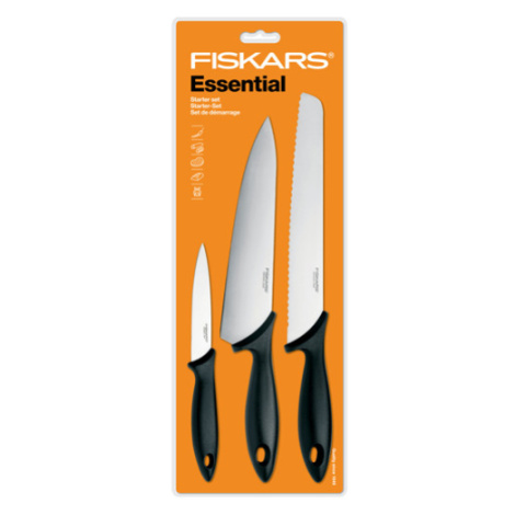 FISKARS - Sada nožů Essential 3 kusová 1023784