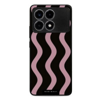 Mobiwear Glossy lesklý pro Xiaomi Poco F6 Pro - GA54G černý/fialový