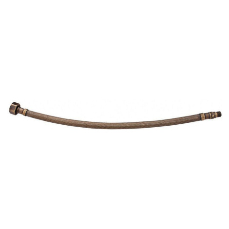 Sapho Flexibilní nerezová hadice 3/8 xM10, 35 cm, bronz 33414