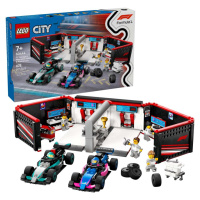 Lego® city 60444 garáž f1® a vozy mercedes-amg a alpine