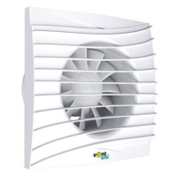 Vent uni Ventilátor VU-125-SF-C - tichý se zpětnou klapkou, základní bez funkcí