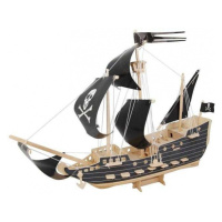 Dřevěná skládačka - Pirátská loď P217