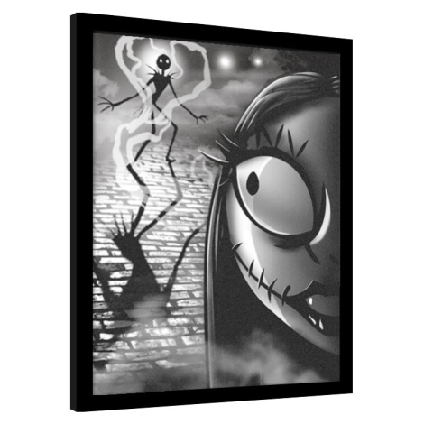 Obraz na zeď - Nightmare Before Christmas - Misfit love is Eternal, 34.3 × 44.5 cm Pyramid