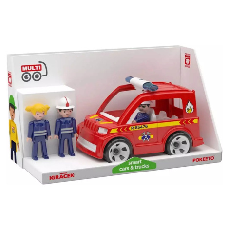 EFKO IGRÁČEK MultiGO Trio Fire set auto hasičské + 3 figurky s doplňky