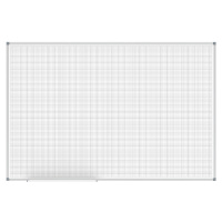 MAUL Rastrová tabule MAULstandard, bílá, rastr 10 x 10 / 50 x 50 mm, š x v 1500 x 1000 mm
