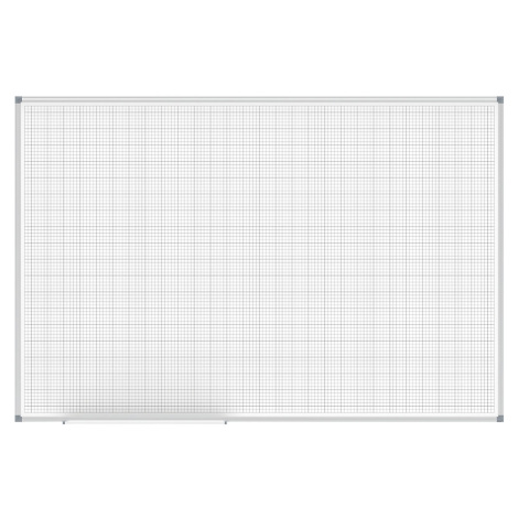 MAUL Rastrová tabule MAULstandard, bílá, rastr 10 x 10 / 50 x 50 mm, š x v 1500 x 1000 mm