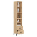 vidaXL Skříň highboard dub sonoma 34,5 x 34 x 180 cm kompozitní dřevo