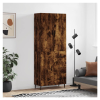 vidaXL Skříň highboard kouřový dub 69,5 x 34 x 180 cm kompozitní dřevo