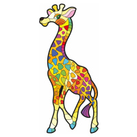 Dřevěné puzzle set Žirafa