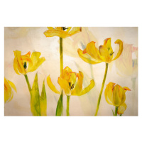 Ilustrace Flowering tulips, Nel Talen, 40 × 26.7 cm