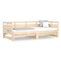 Výsuvná postel masivní borovice 2× (90 × 200) cm, 820312