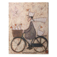 Obraz na plátně Sam Toft - GoosieGoosie Taxi, 2 cm - 30×40 cm