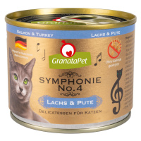 GranataPet Symphonie 6 x 200 g - Losos a krůtí