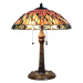 Clayre&Eef Okouzlující stolní lampa Bella v Tiffany stylu