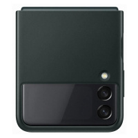 Samsung kožený zadní kryt EF-VF711LGEGW pro Galaxy Z Flip3, zelená
