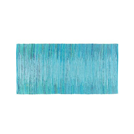 Modrý tkaný bavlněný koberec 80x150 cm MERSIN, 57561 BELIANI