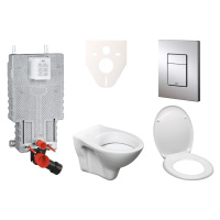 Cenově zvýhodněný závěsný WC set Grohe k zazdění + WC S-Line S-line Pro 38643SET-KD