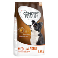 Concept for Life granule, 4 x 1 / 1,5 kg - 20 % sleva - Medium Adult 4 x 1,5 kg