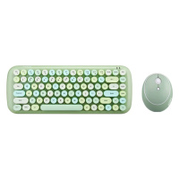 Klávesnice Wireless keyboard + mouse set MOFII Candy 2.4G (Green)