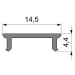 Light Impressions Reprofil kryt P-01-10 matt 75% průhlednost 4000 mm 983061