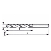 STIMZET vrták s válcovou stopkou  8,50 mm 221121 střední řada HSS, DIN 338