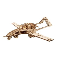 Ugears 3D dřevěné mechanické puzzle Bojový dron Bayraktar TB2