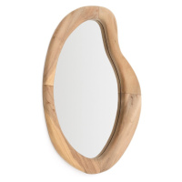 Nástěnné zrcadlo s dřevěným rámem 44x68 cm Selem – Kave Home