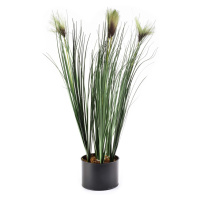 Mondex Umělá květina GRASS 64 cm zelená/hnědá