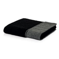 Möve BROOKLYN ručník s bordurou 30x50 cm černý