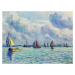 Obrazová reprodukce Boats On The Meuse At Rotterdam, Maximilien Luce, 40 × 30 cm