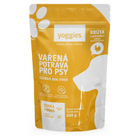 Yoggies Vařená potrava pro psy – krůtí maso s pohankou Velikost: 650g