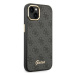 Guess GUHCP14MHG4SHK hard silikonové pouzdro iPhone 14 PLUS 6.7" black 4G Vintage Gold Logo