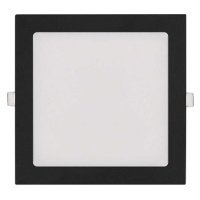 EMOS LED podhledové svítidlo NEXXO černé, 22,5 x 22,5 cm, 18 W, teplá/neutrální bílá