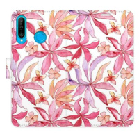 iSaprio flip pouzdro Flower Pattern 10 pro Huawei P30 Lite