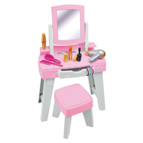 Kosmetický stolek se židličkou My Very First Beauty Table Écoiffier s vysoušečem vlasů a 11 dopl Ecoiffier