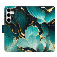 iSaprio flip pouzdro Blue Flowers 02 pro Samsung Galaxy S24