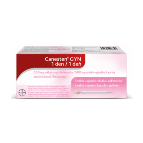 Canesten Gyn 1 den 500mg vag.cps.mol.1