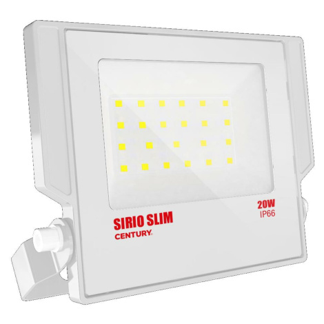CENTURY LED reflektor SIRIO SLIM BÍLÝ 20W 4000K 110d 147x160x28mm IP66 IK08